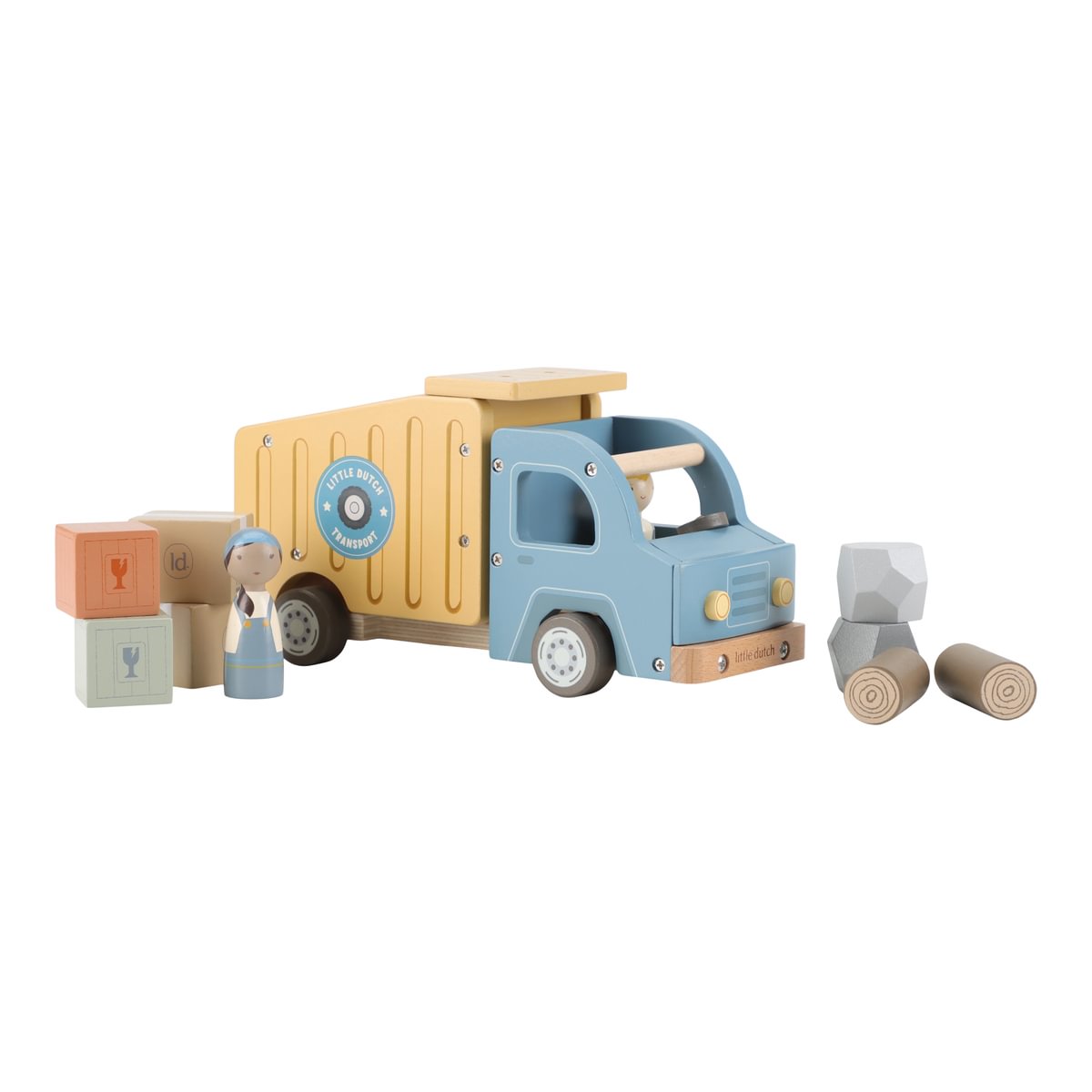 Timber tipper truck