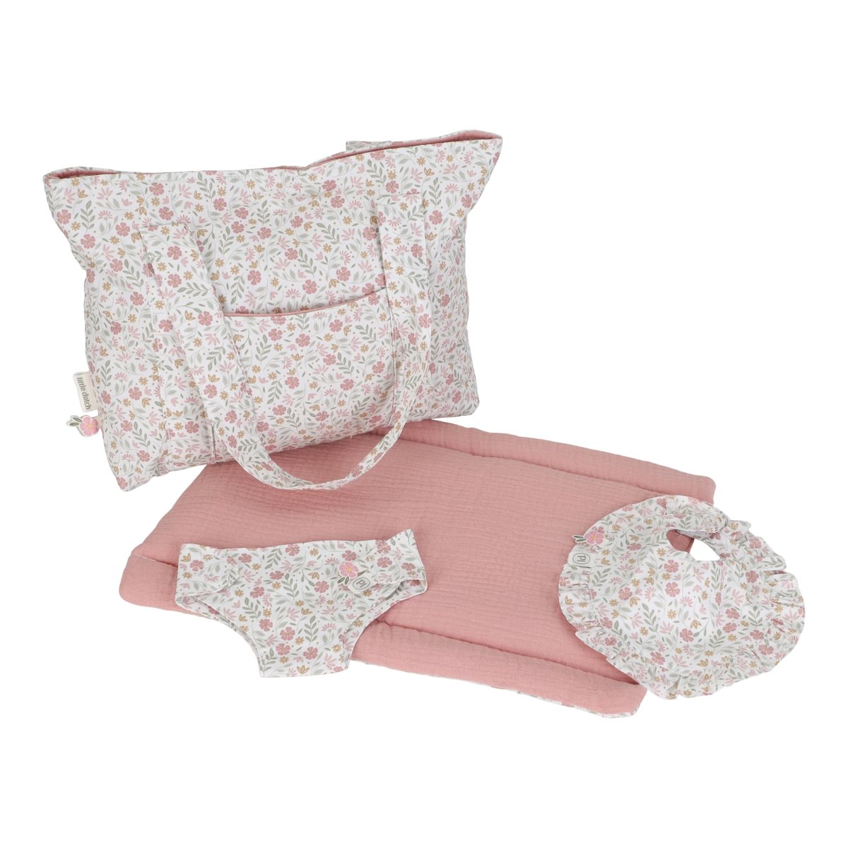 Puppenwickeltasche Soft Flowers