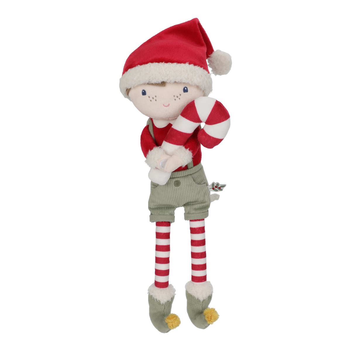 Weihnachtspuppe Jim – Kuschelpuppe für die Weihnachtszeit