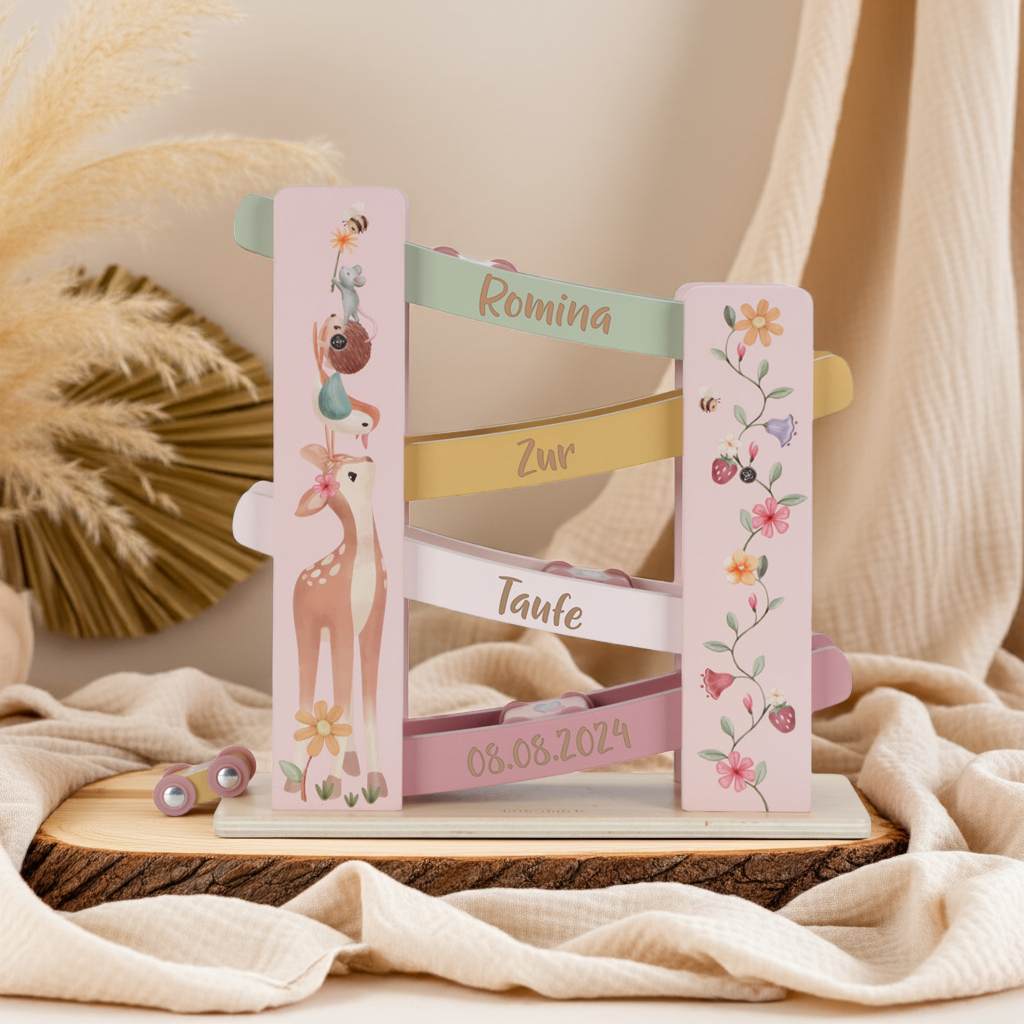Circuit de billes cadeau de baptême – par Schmatzepuffer