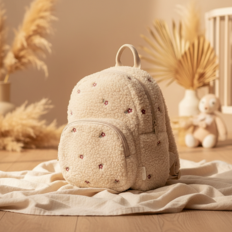 Teddy backpack Sand