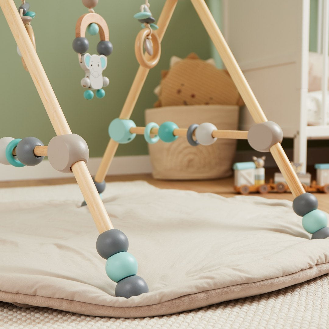 Wooden Elephant Play Arch, Height-Adjustable | Schmatzepuffer