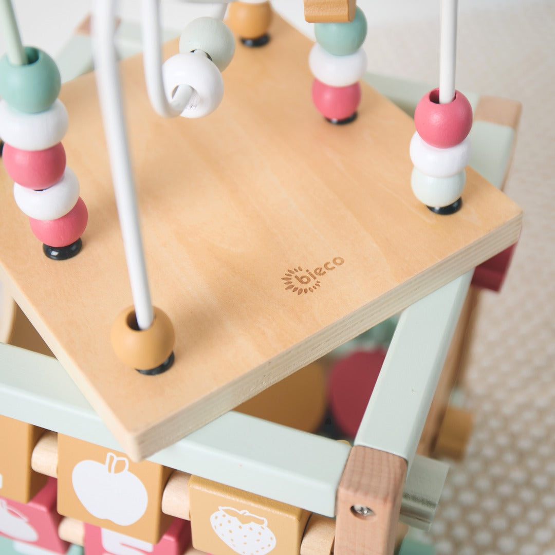 Motor skills cube Berry wood | bieco