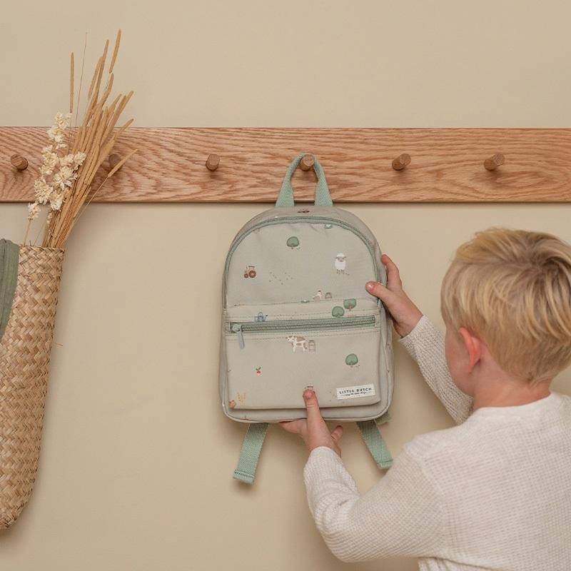 Personalized Little Farm Kids' Backpack with Name for Daycare & Kindergarten