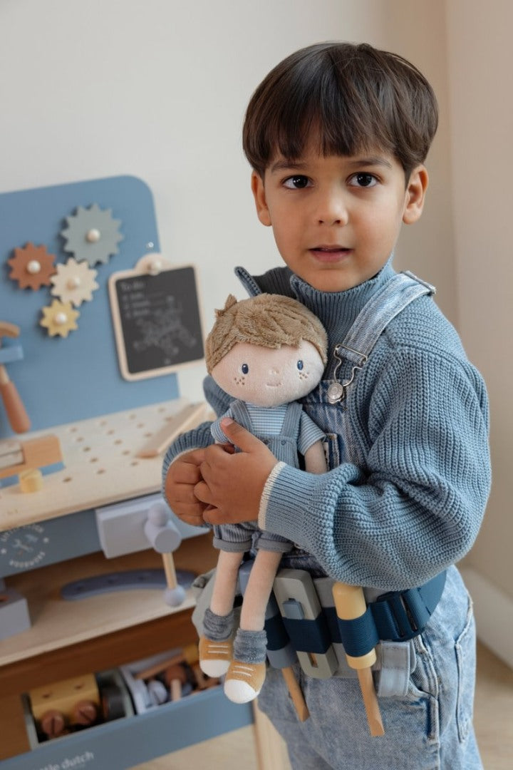 Poupée en tissu Jim 35 cm | Little Dutch