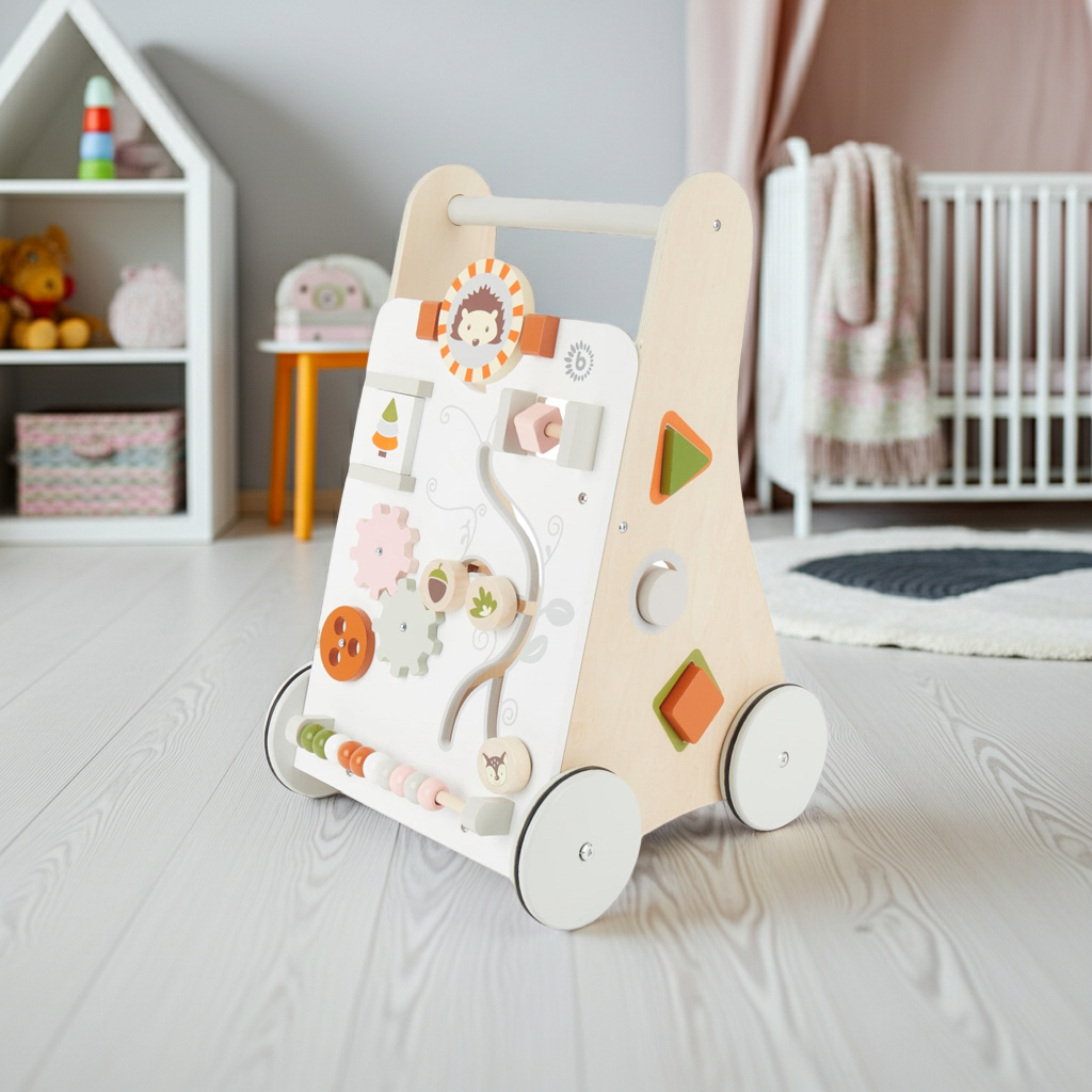 Lauflernwagen Waldtiere Holz | bieco