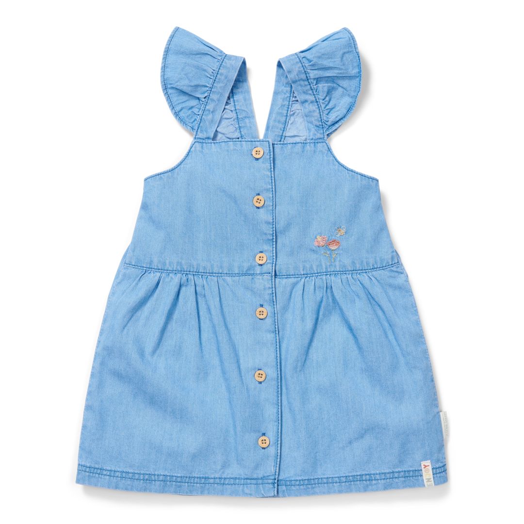 Kleid ärmellos Denim | Little Dutch