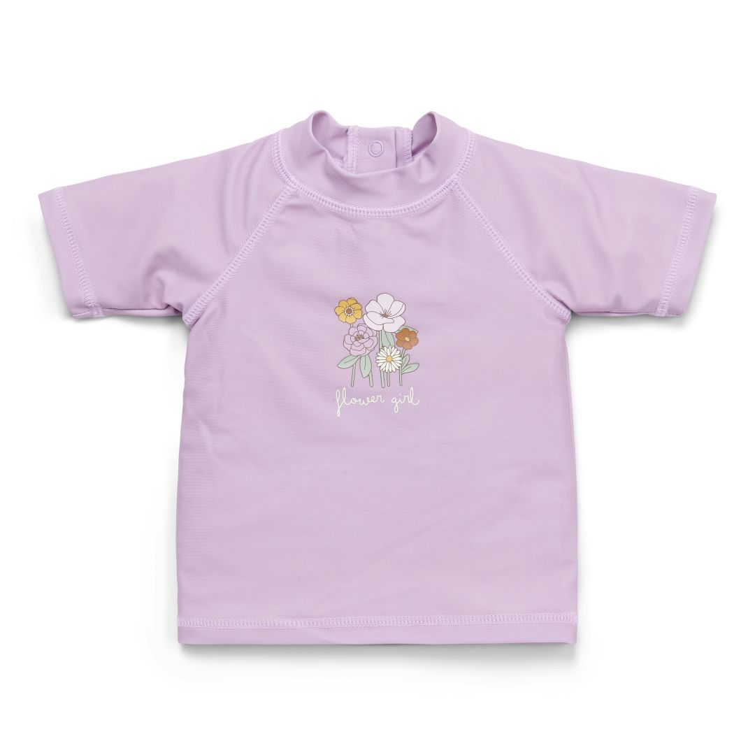 UV Swim T-Shirt Mauve for Kids