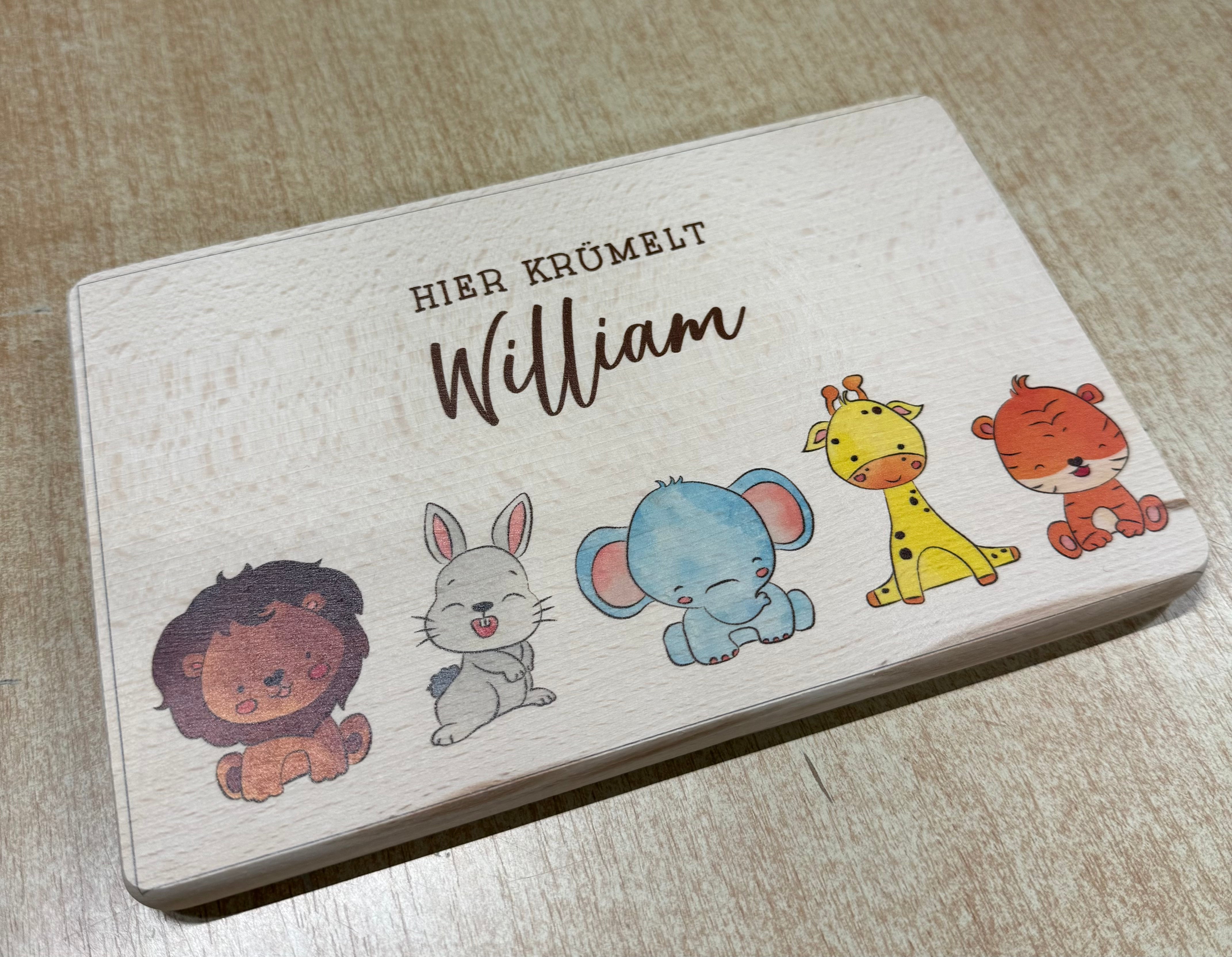 Breakfast boards, various designs with names, personalized | Schmatzepuffer