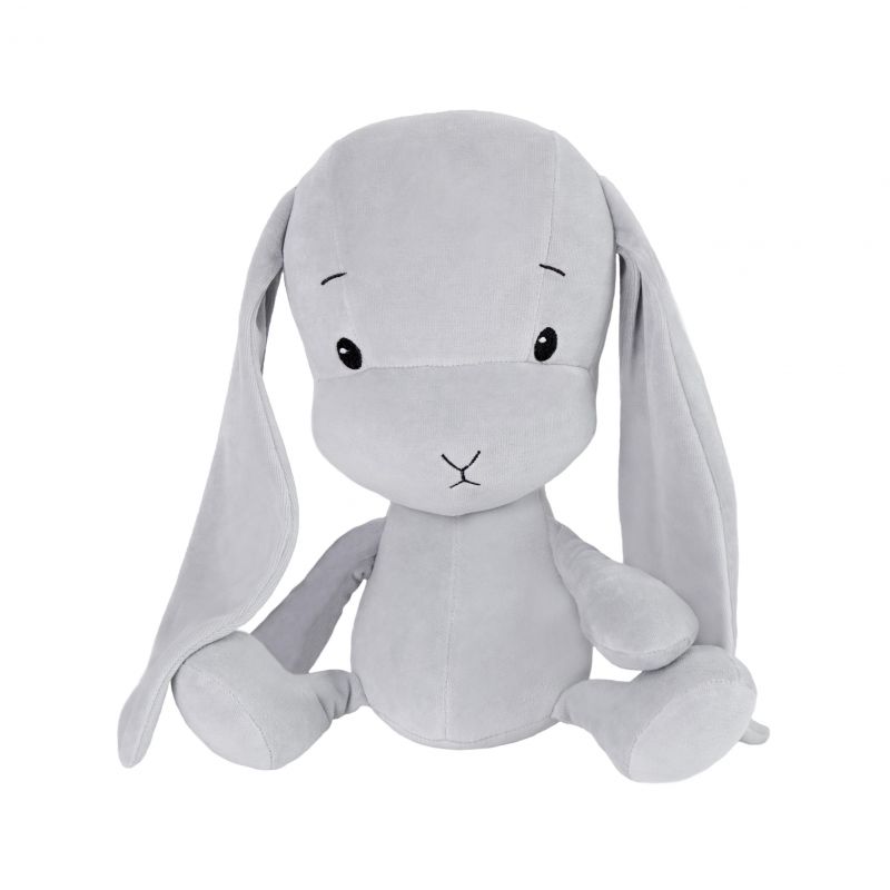 Peluche lapin 50 cm, gris / oreilles grises | Effiki