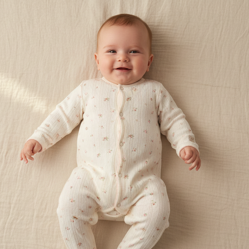 One-piece pajamas Fairy Blossom - Nightwear | Little Dutch