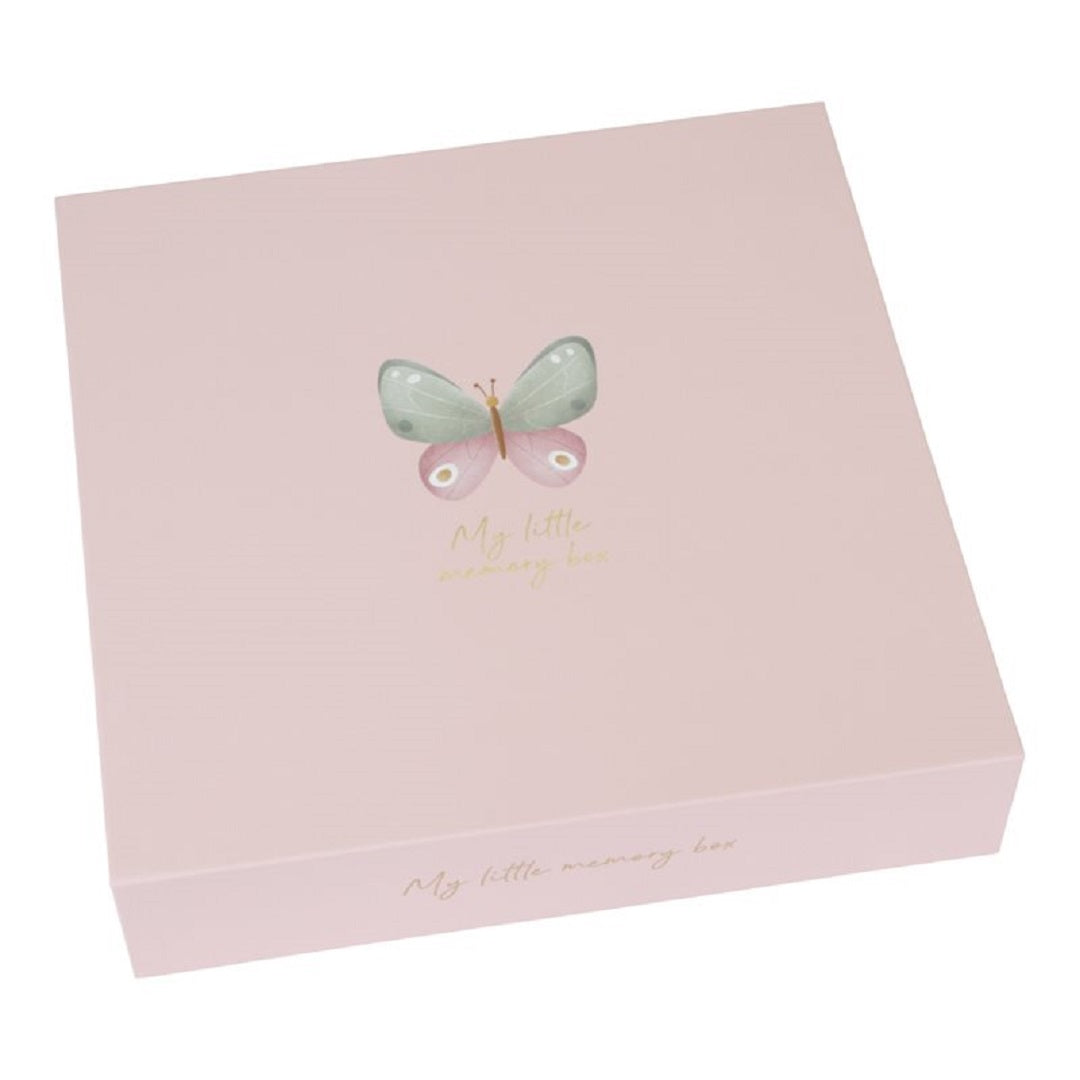 Erinnerungsbox Flowers & Butterflies – Baby Erinnerungen bewahren