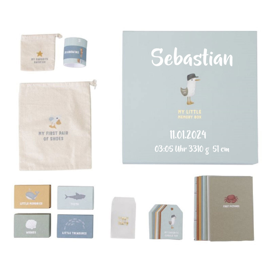 Geschenkset zur Geburt Sailors Bay – Babygeschenk zur Geburt