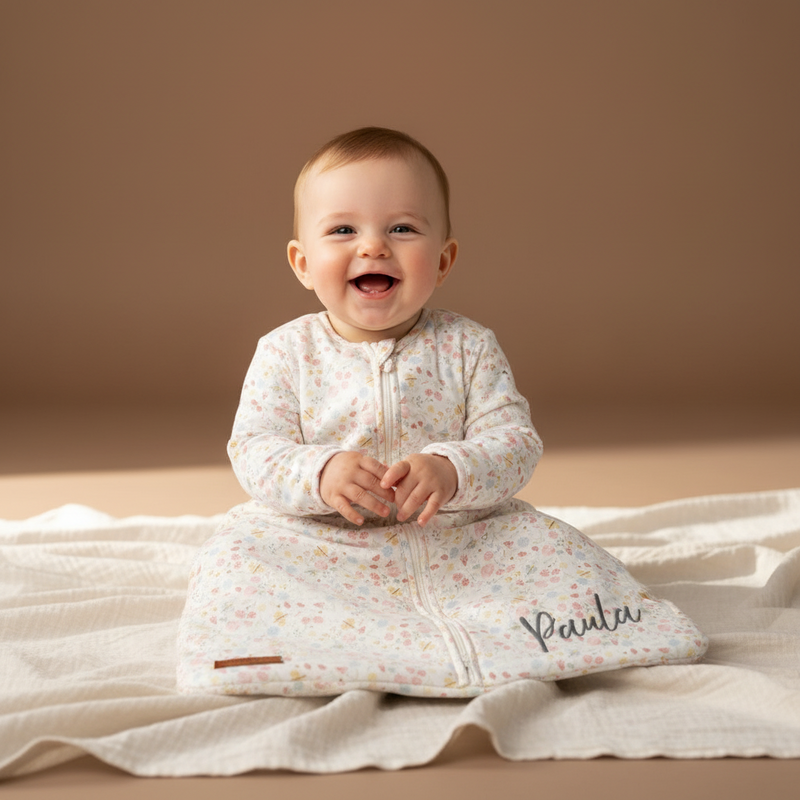 Winter sleeping bag 90 cm Flowers &amp; Butterflies | Little Dutch, customizable