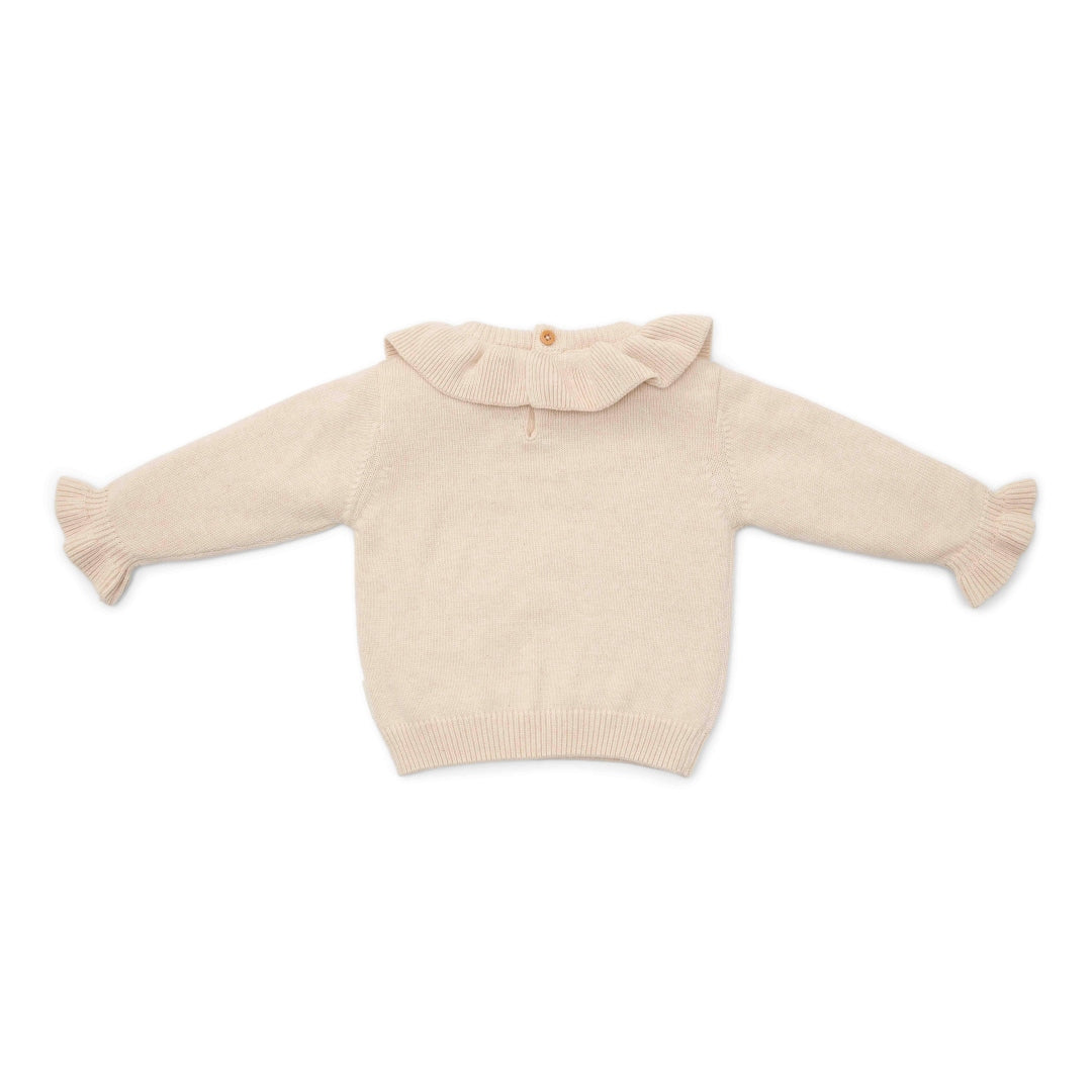 Gestrickter Pullover Sand | Little Dutch