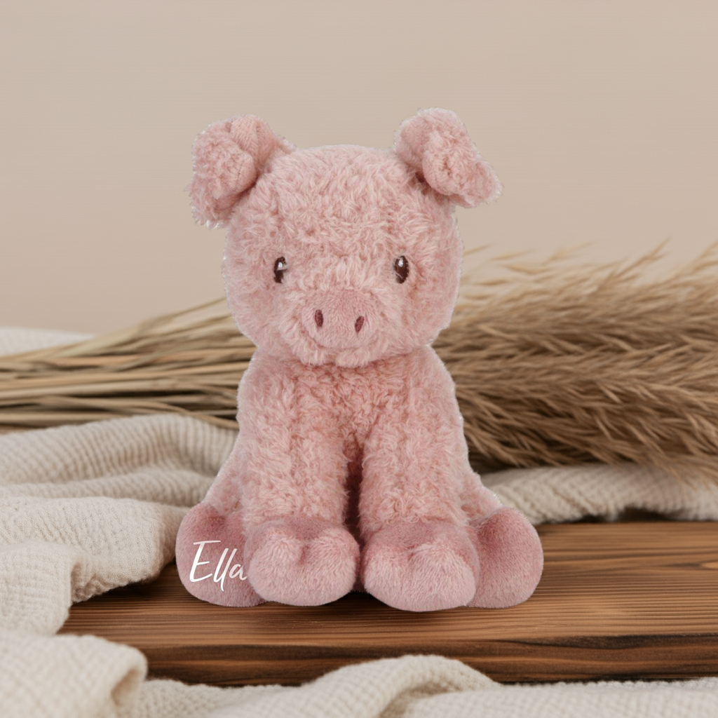 Plush Pig Little Farm 17 cm – Cuddly Friend for Babies