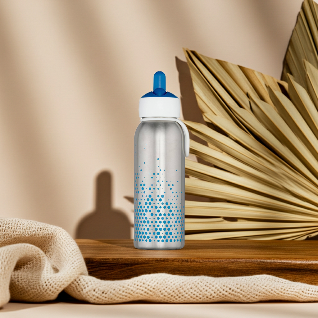 Thermoflasche Flip-up 350 ml - Blau | Mepal