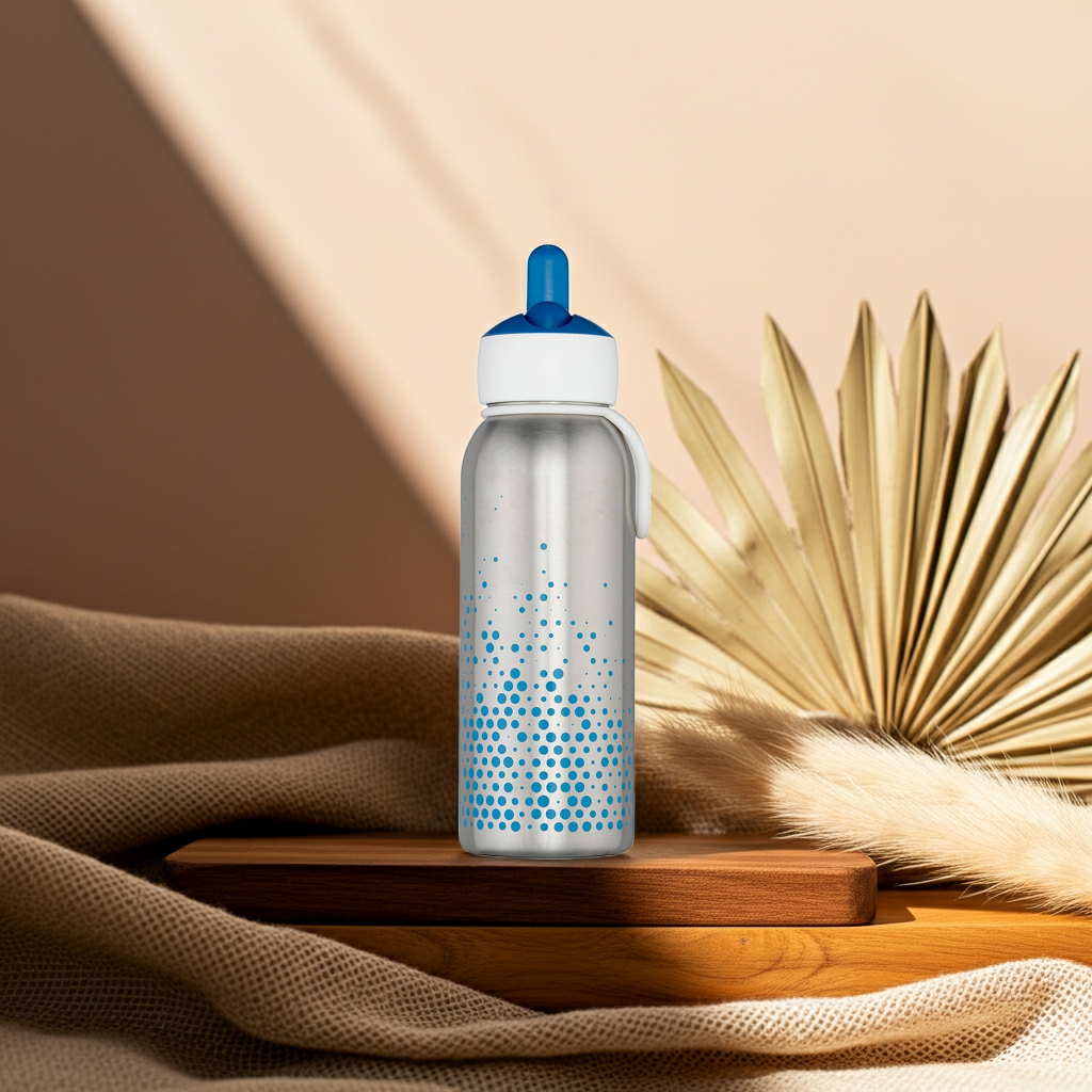 Thermoflasche Flip-up 350 ml - Blau | Mepal