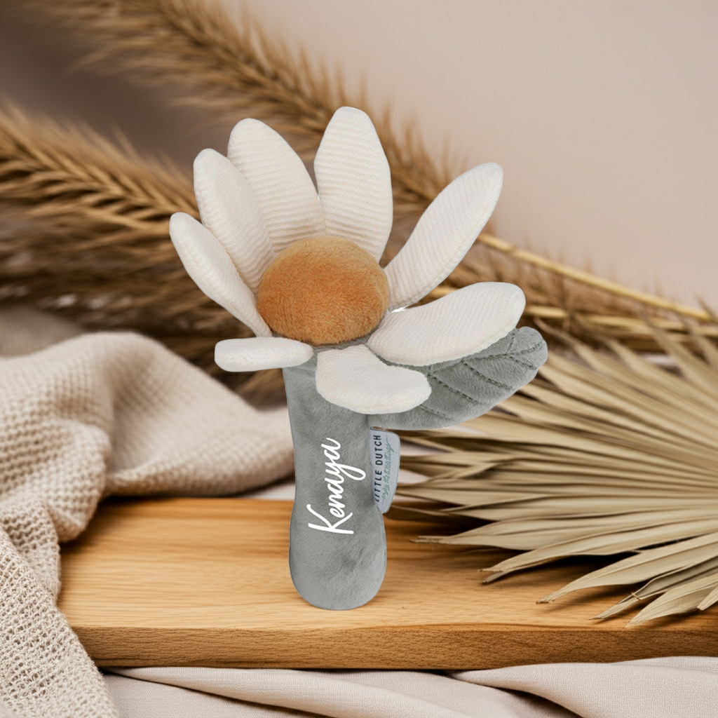 Hochet fleur Petite ferme