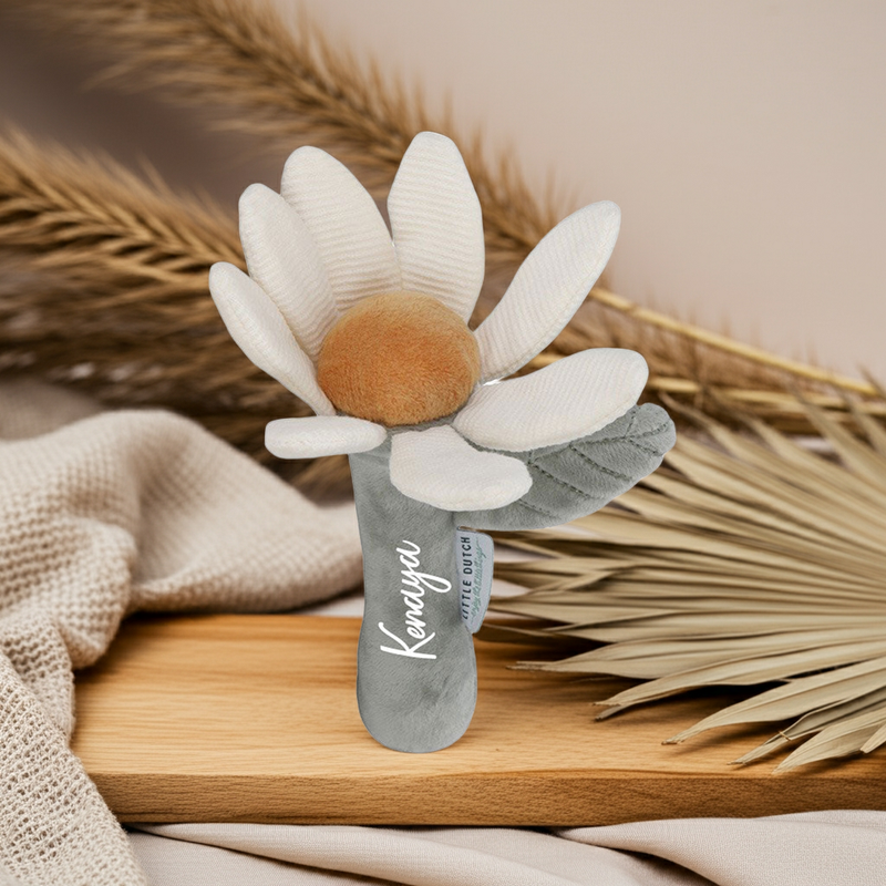 Hochet fleur Petite ferme
