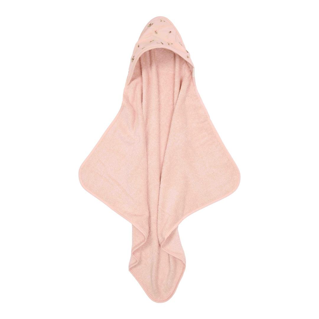 Kapuzenhandtuch gestickt Blossom 75 x 75 cm | Little Dutch