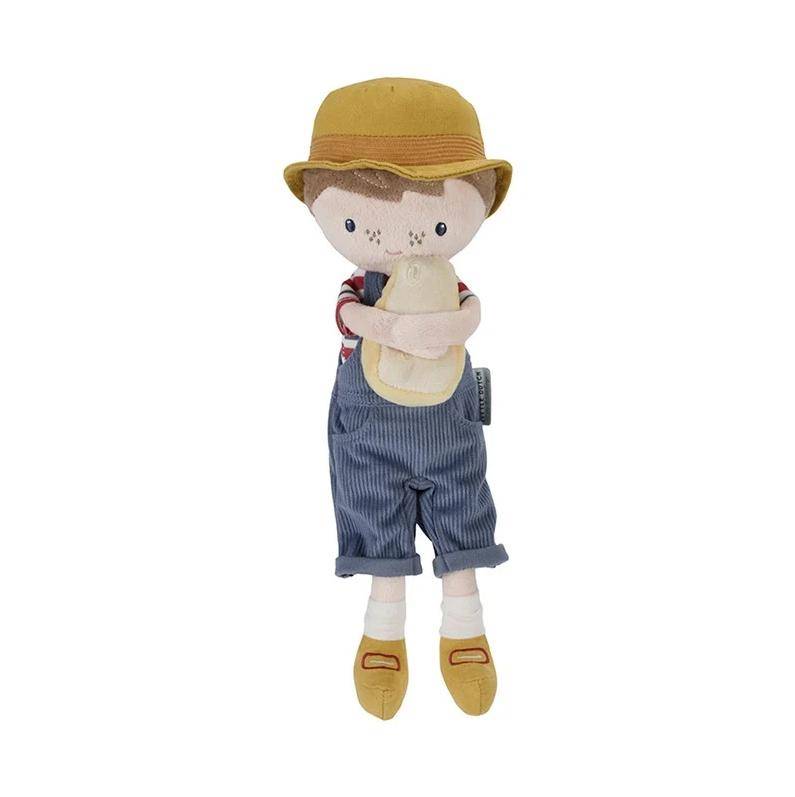 Personalisierte Kuschelpuppe Farmer Jim | Geschenk zur Geburt by Schmatzepuffer®