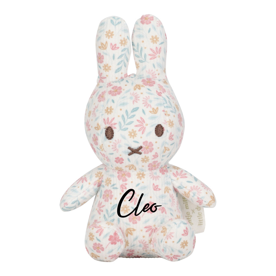 Kuscheltier Hase Lucky Blossom all-over-print, 15 cm  x Miffy