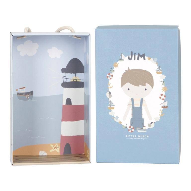 Poupée Jim Vintage Sunny Stripes, 35 cm