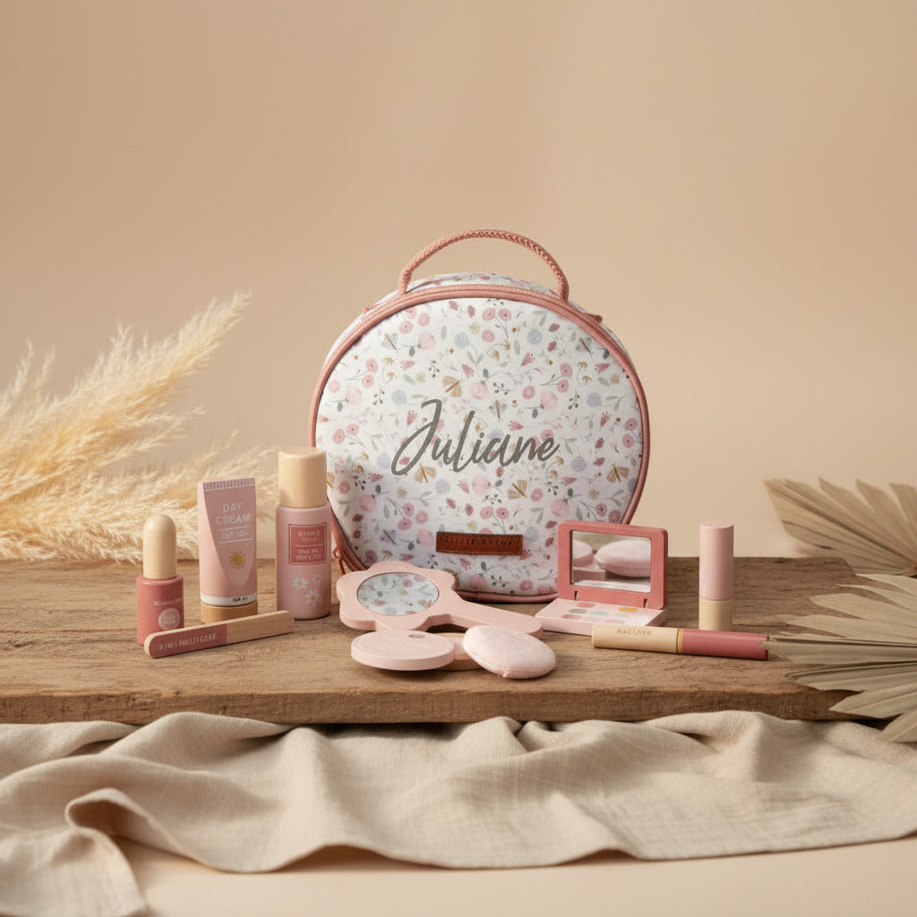 Trousse de maquillage Fleurs et Papillons