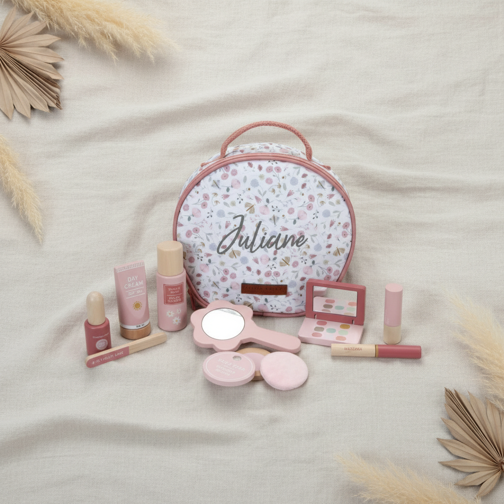 Trousse de maquillage Fleurs et Papillons