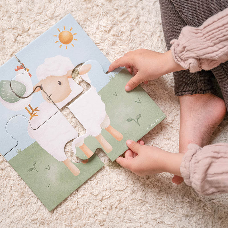 4 in 1 Puzzle Set Little Farm