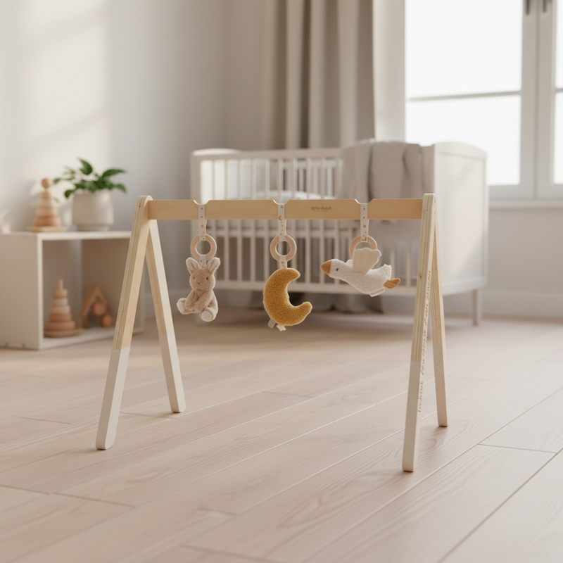 Spieltrapez Newborn Naturals für Babys | Schmatzepuffer