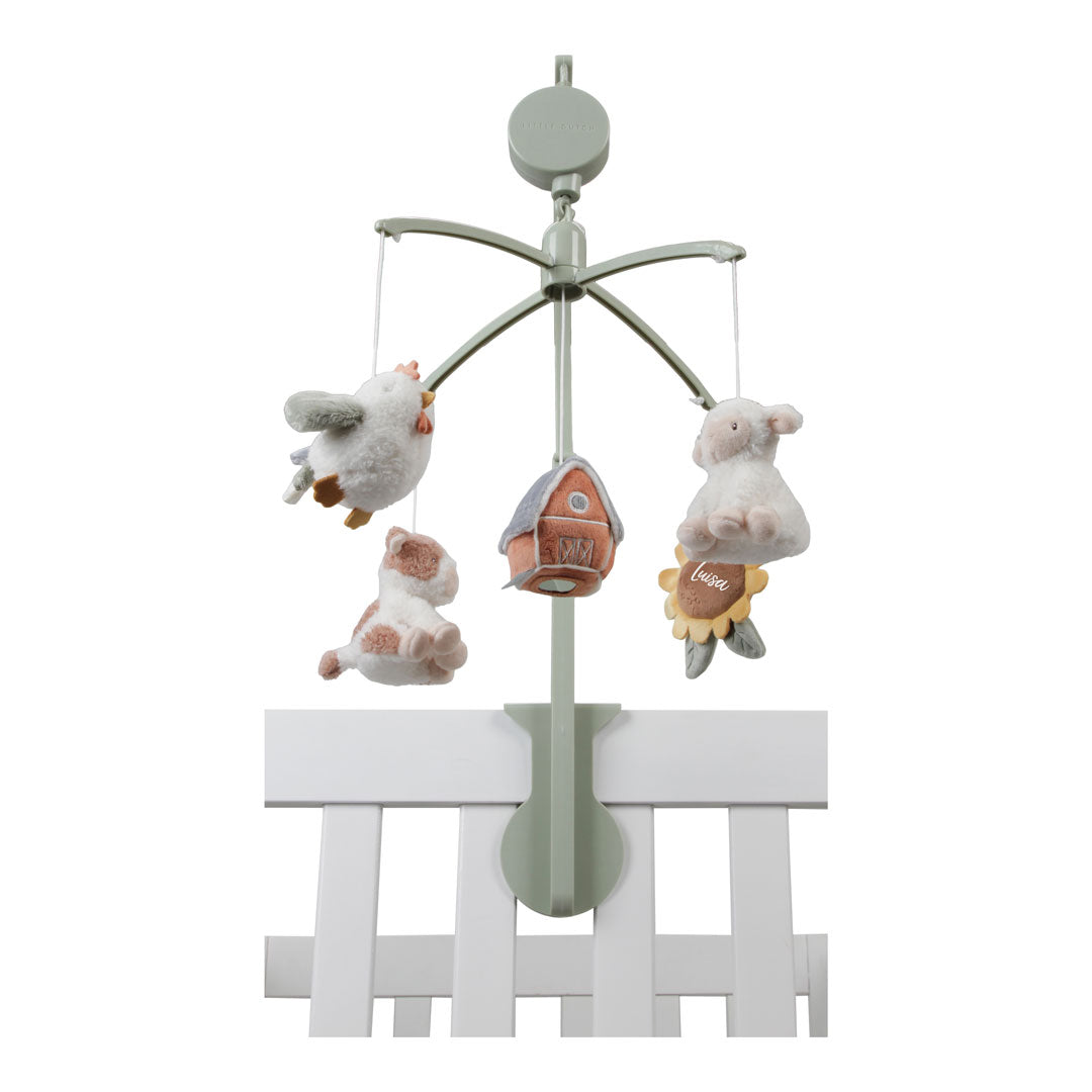 Personalisierbares Musik-Mobile Little Farm mit Namen  by Schmatzepuffer®