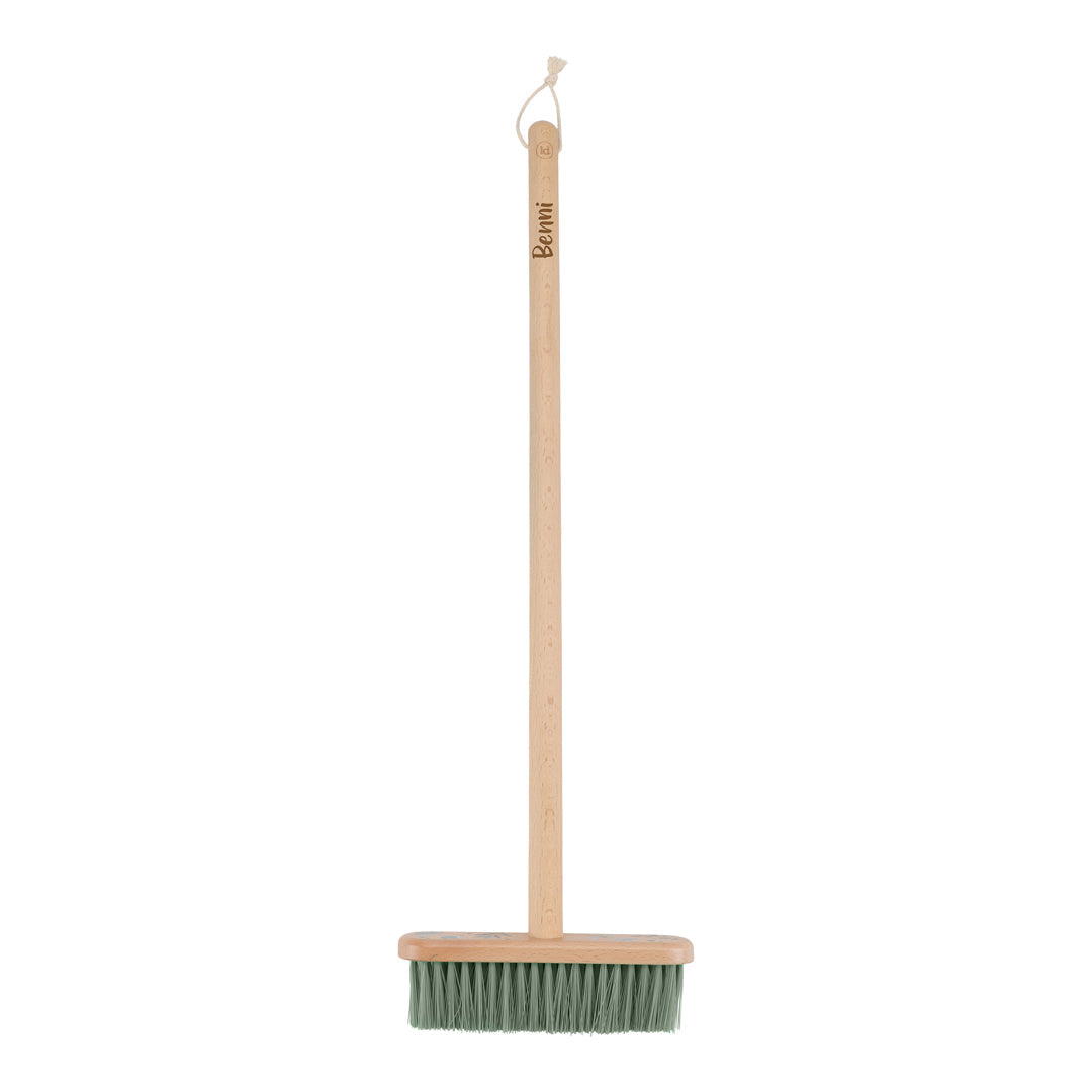 Balai personnalisé pour enfants vert | Cadeau by Schmatzepuffer®