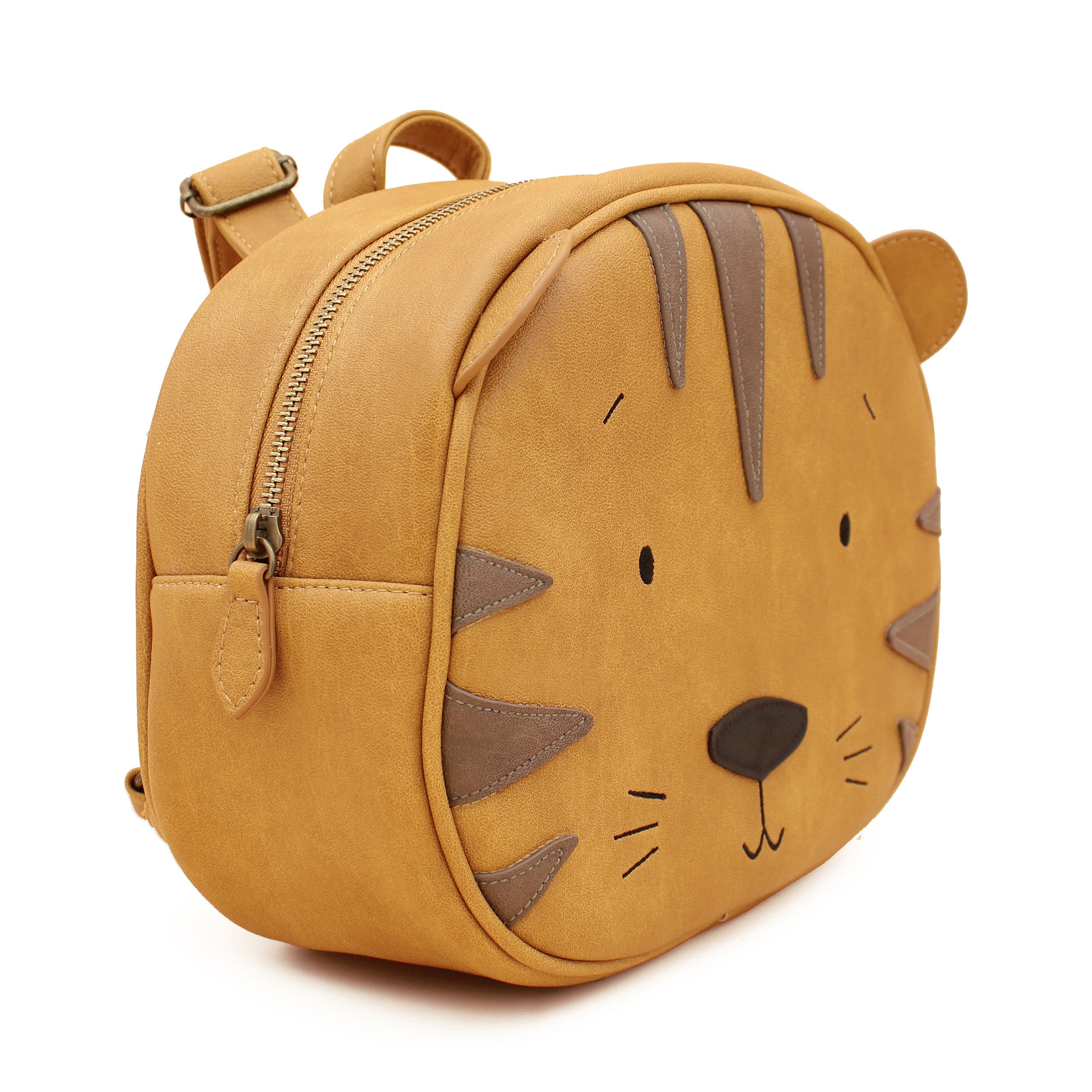 Rucksack Tiger Theodor groß, orange | Little Who
