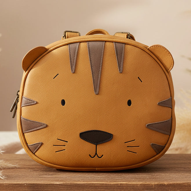 Rucksack Tiger Theodor groß, orange | Little Who