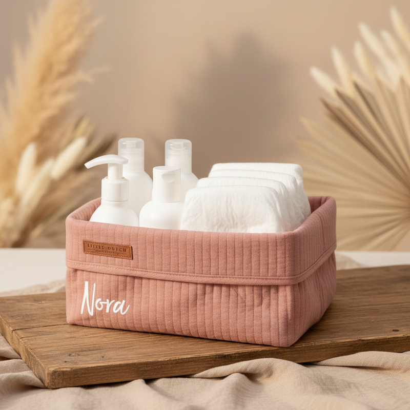 Pflegekörbchen Pure Pink Blush, groß | Little Dutch