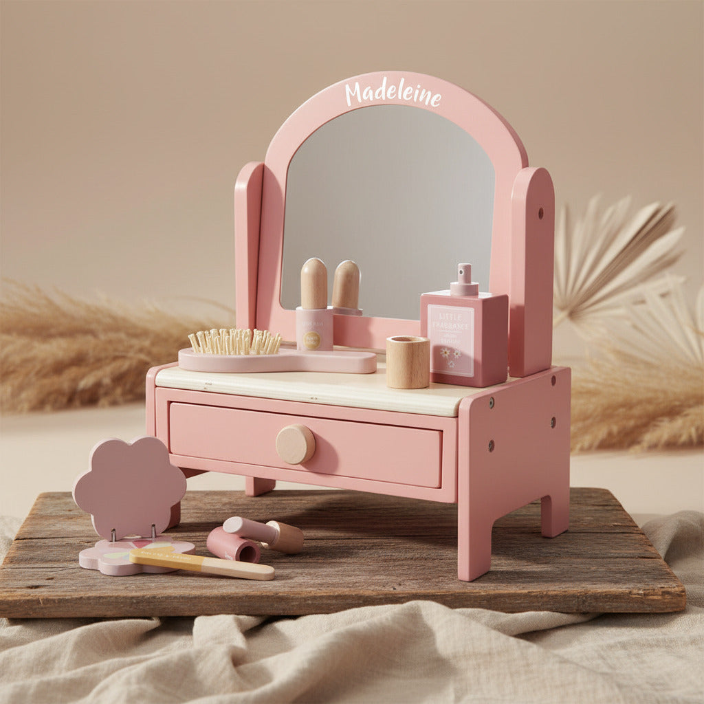 Schminktisch Flowers &  Butterflies - bedruckt