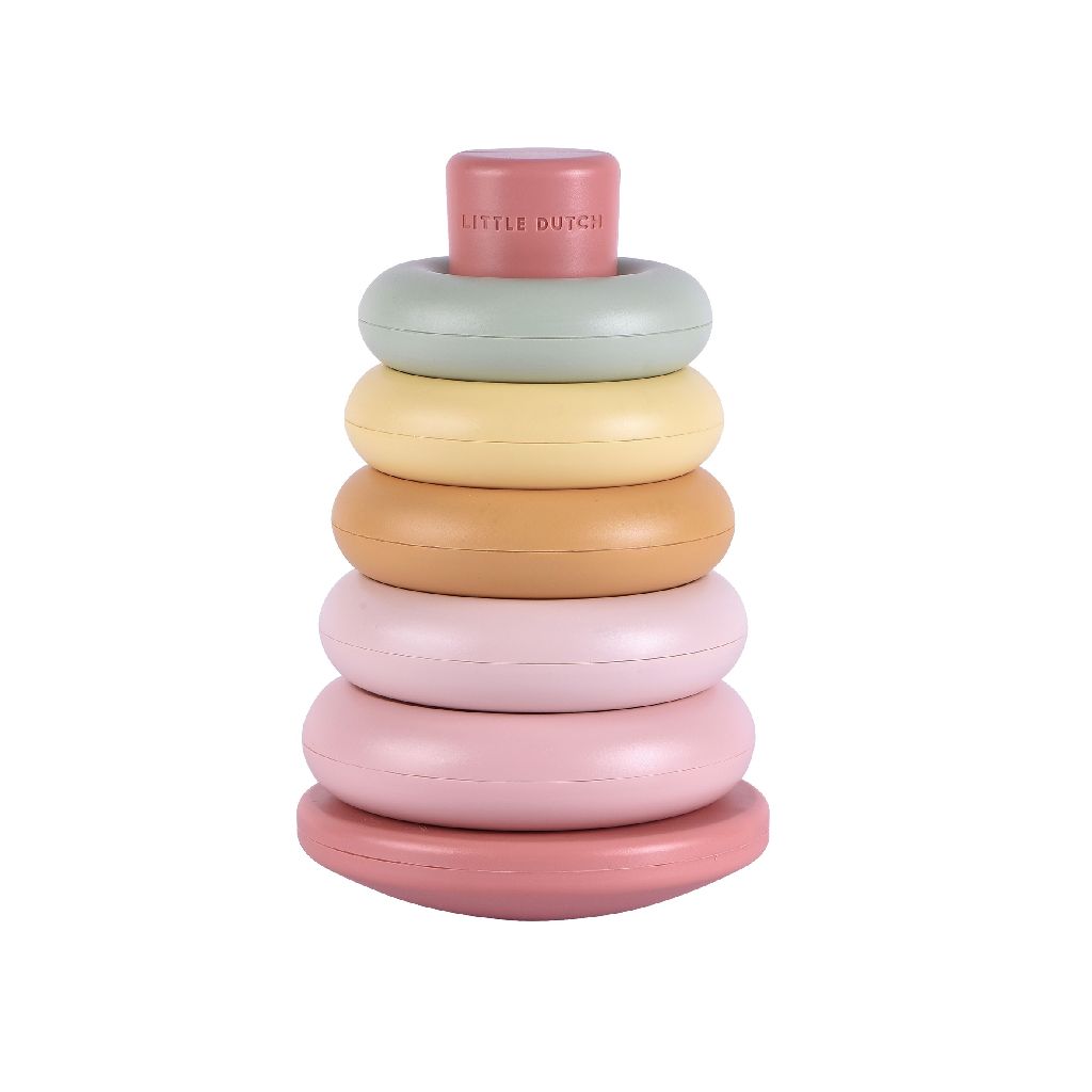 Stacking Tower Pink | Motor Skills Toy for Babies and Toddlers