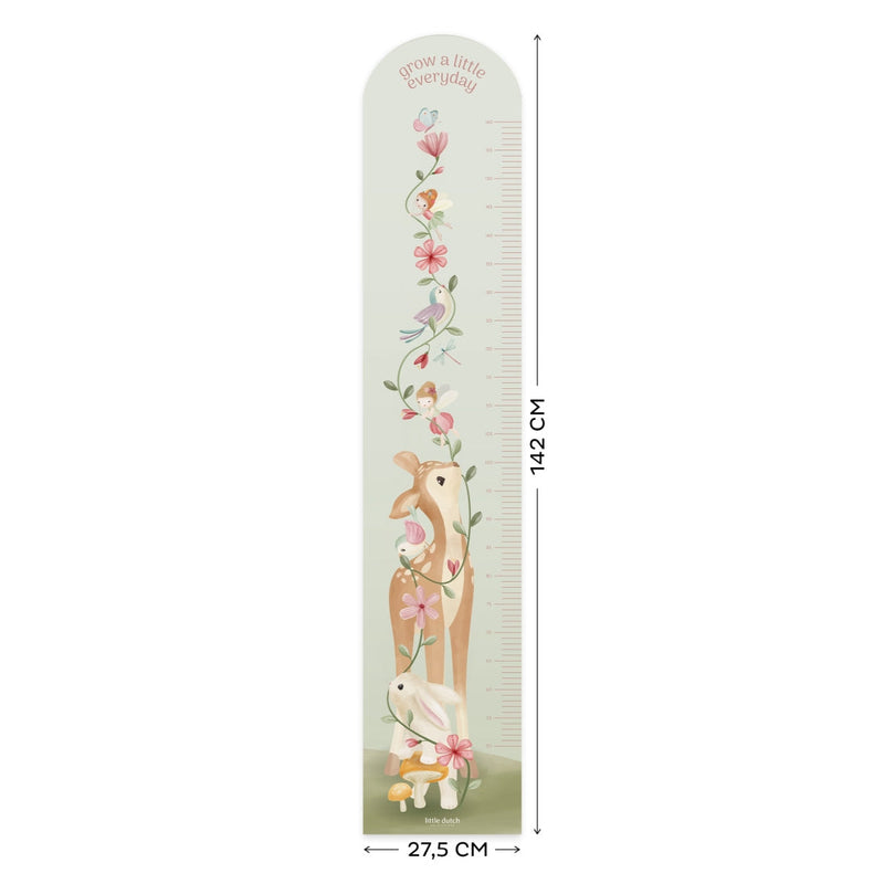 Messlatte Wandaufkleber Fairy Garden | Little Dutch