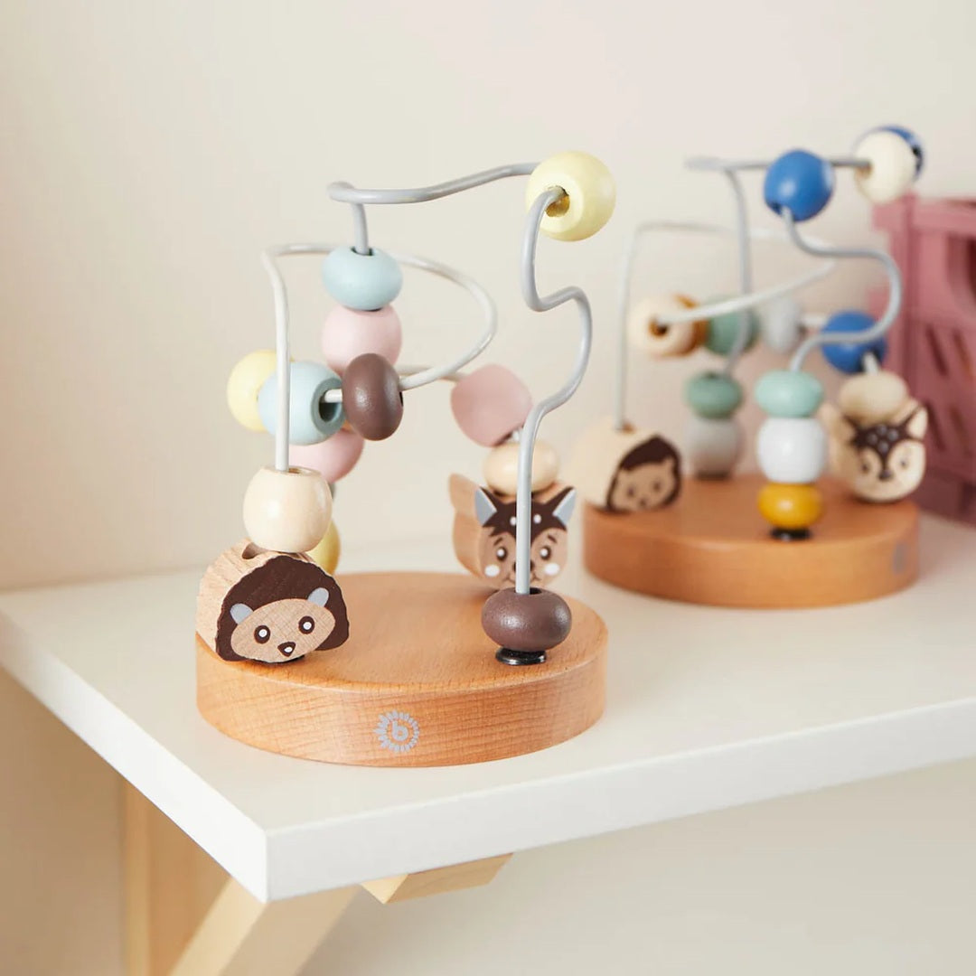 Mini boucle de motricité animaux de la forêt rose | Bieco