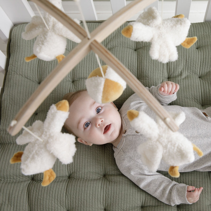 Musik-Mobile Little Goose für Babybett  by Schmatzepuffer®