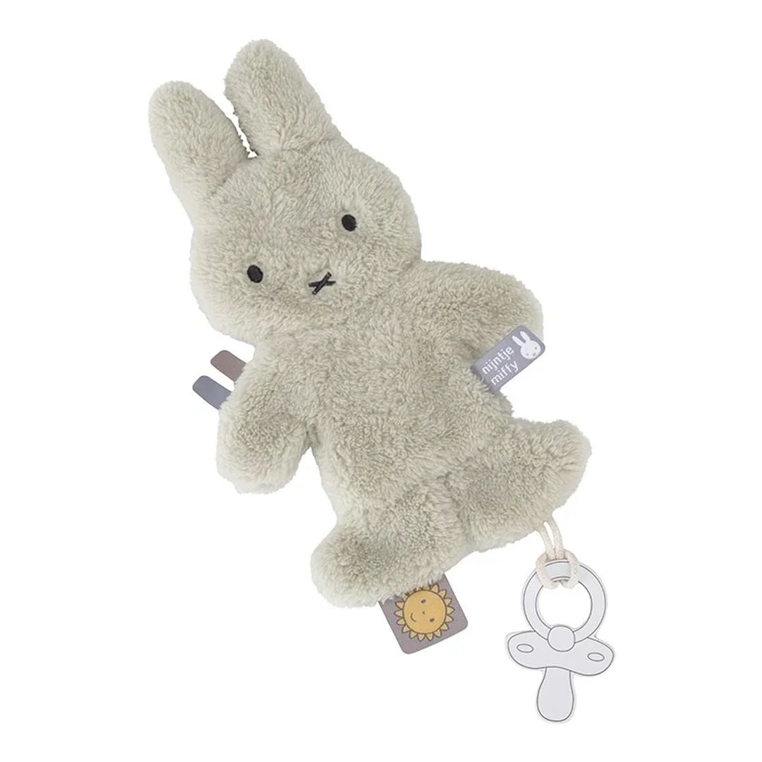 Miffy Schnullertuch Fluffy Grün für Babys