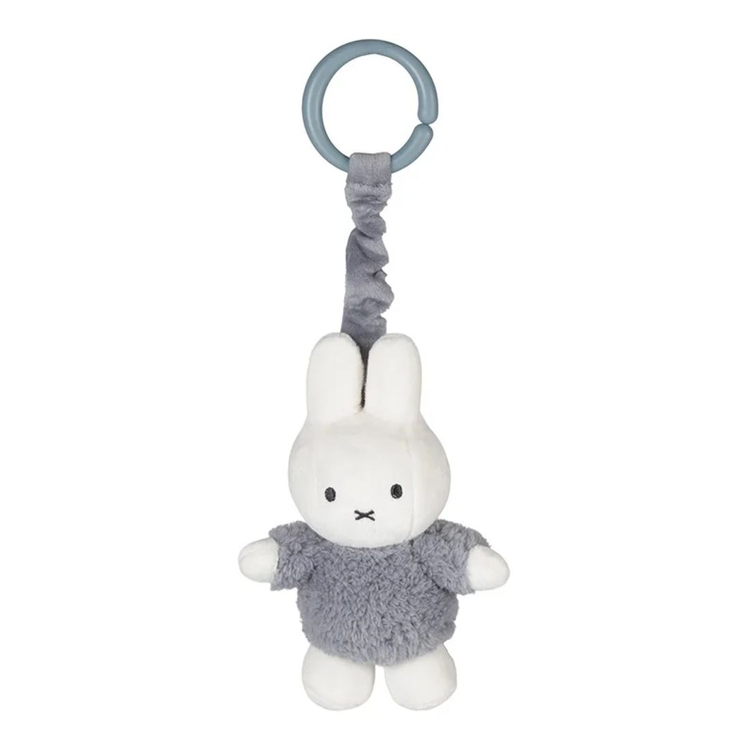 Peluche poussette Fluffy, bleu | Miffy x Tiamo