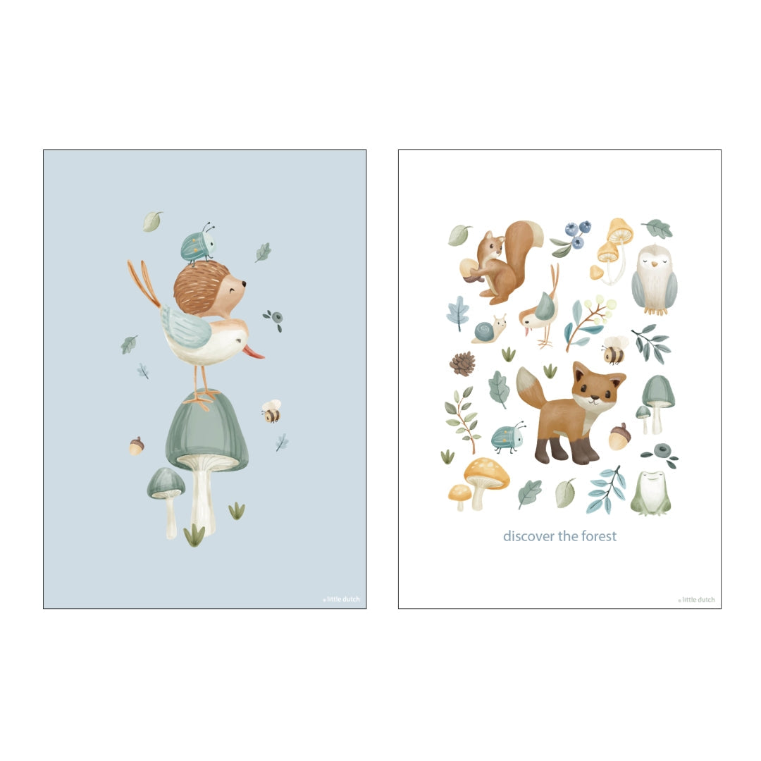 Poster Forest Wonders A3 | Little Dutch