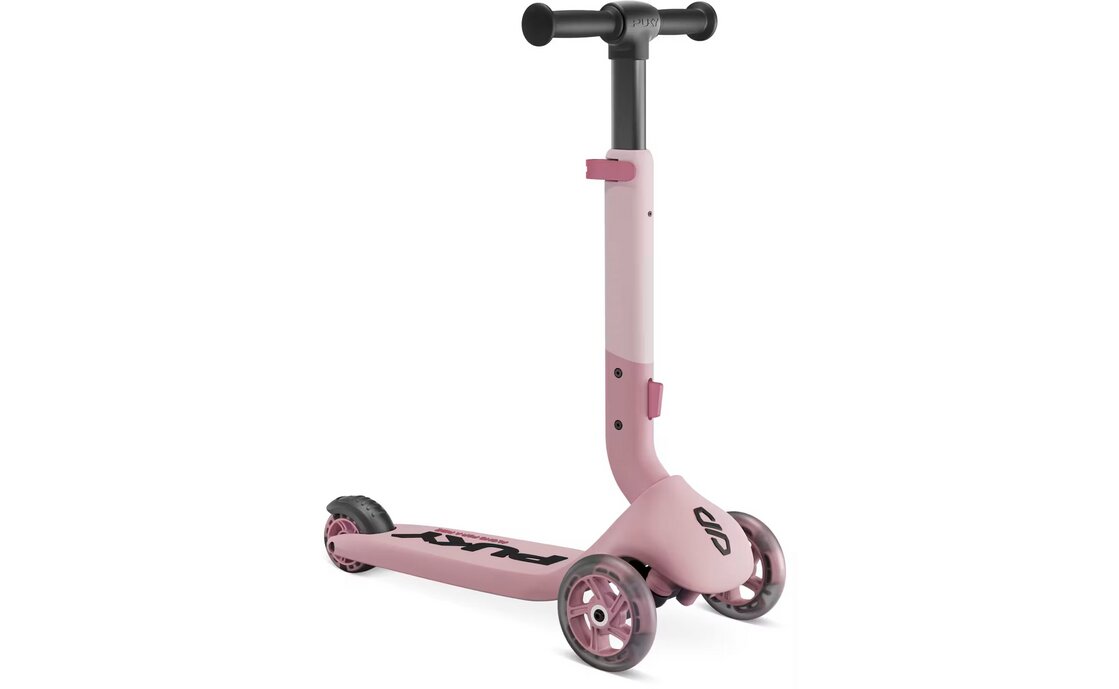 Trottinette Puky Push LED Roues Rose framboise | PUKY