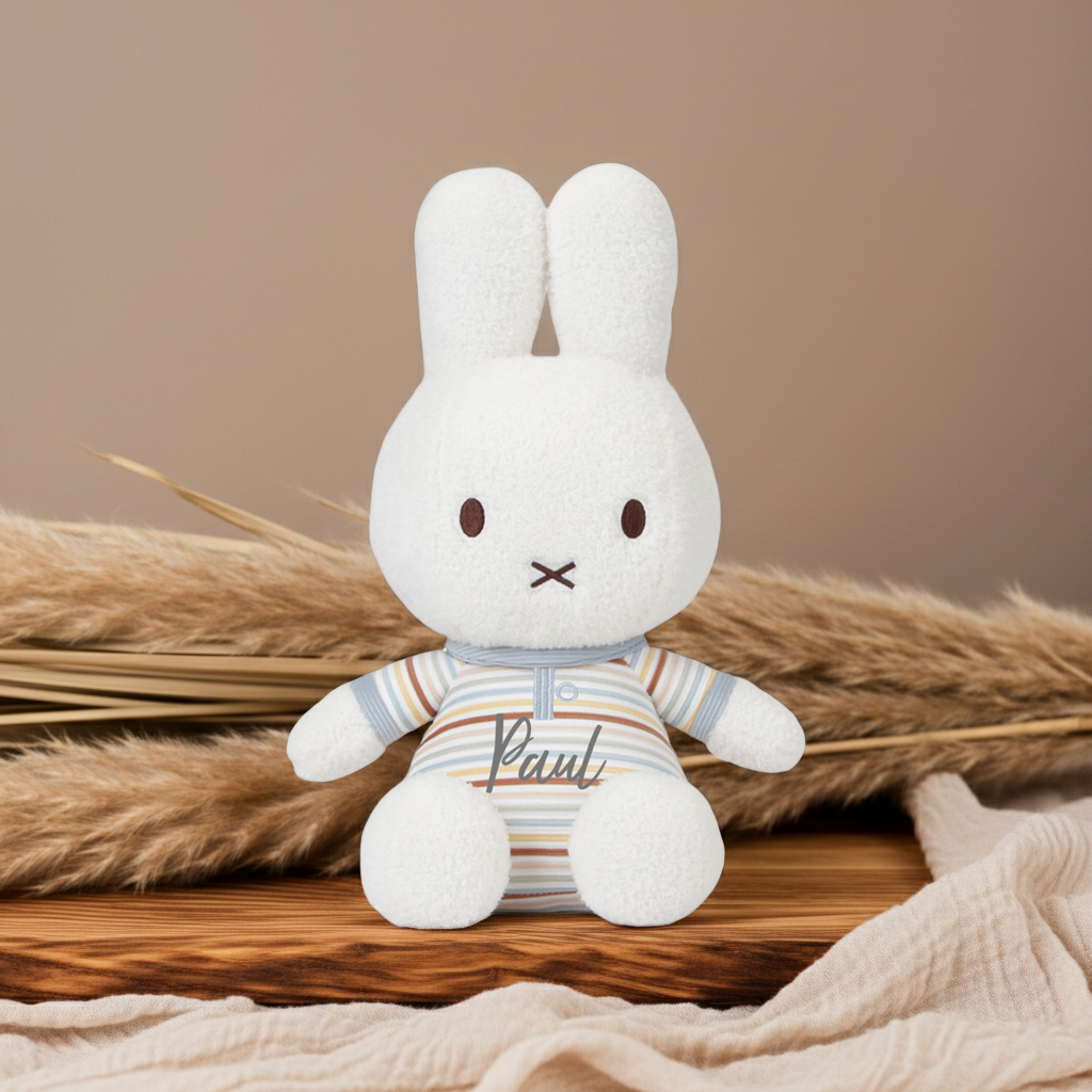 Kuscheltier Hase Vintage Sunny Stripes, 35 cm  x Miffy