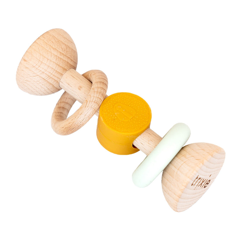 Hochet en bois et silicone – Mr. Lion | Trixie