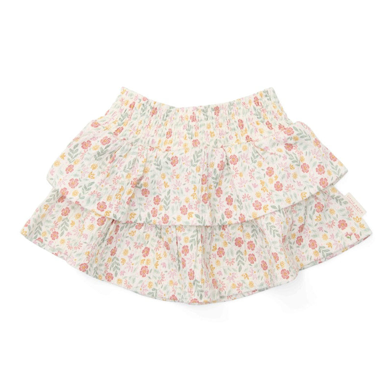 Girls' cream-colored skirt