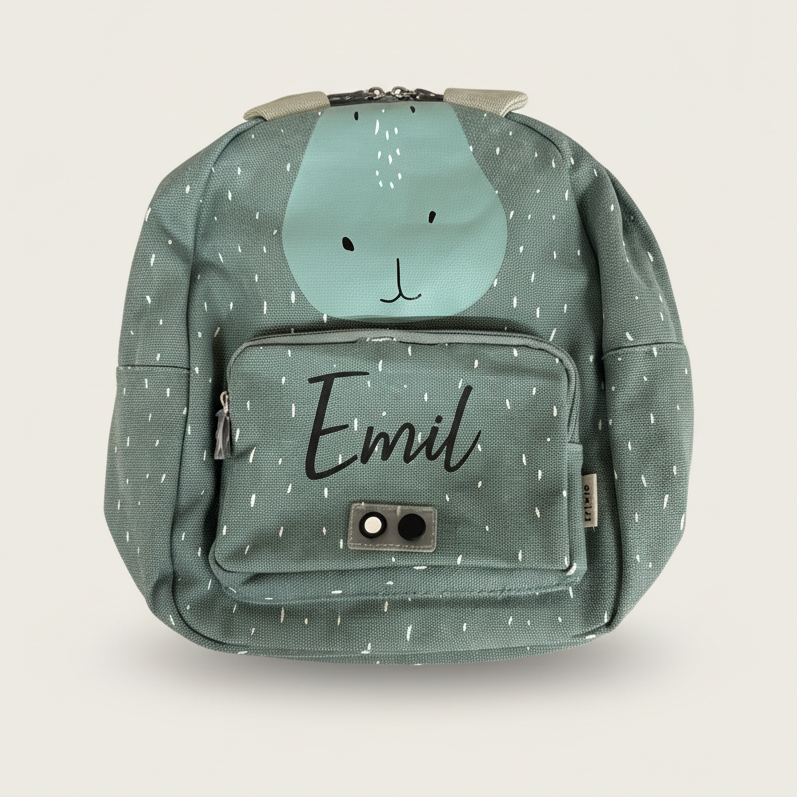 Rucksack - Herr Nilpferd | B-Ware ein 2.Leben personalisiert Name Emil